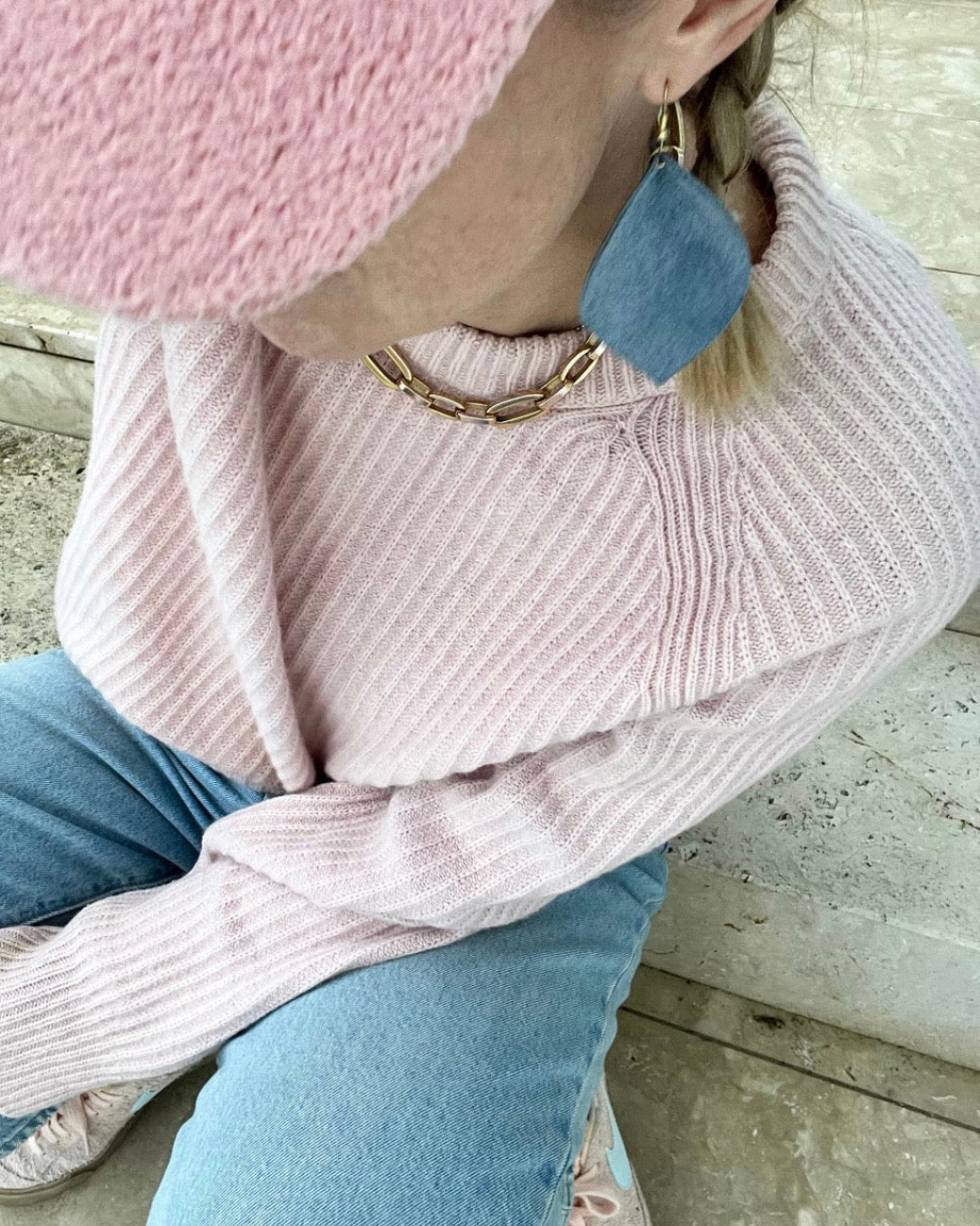 DENIM SUEDE