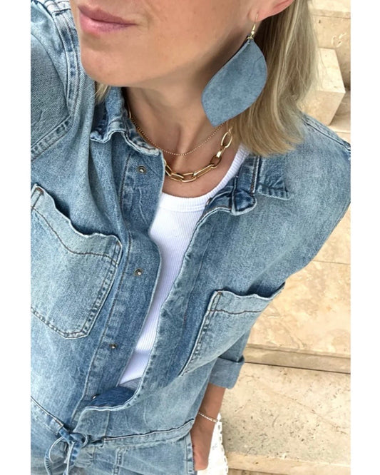 DENIM SUEDE