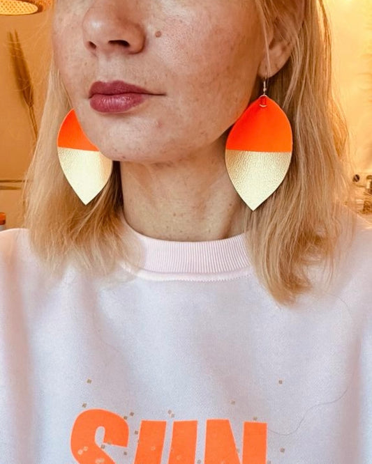 NEONORANGE / GOLD - Gold
